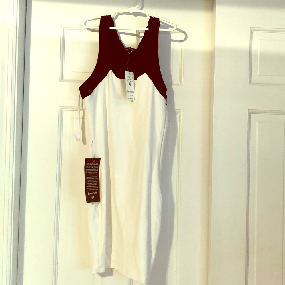 Black and White Bebe Dress NWT